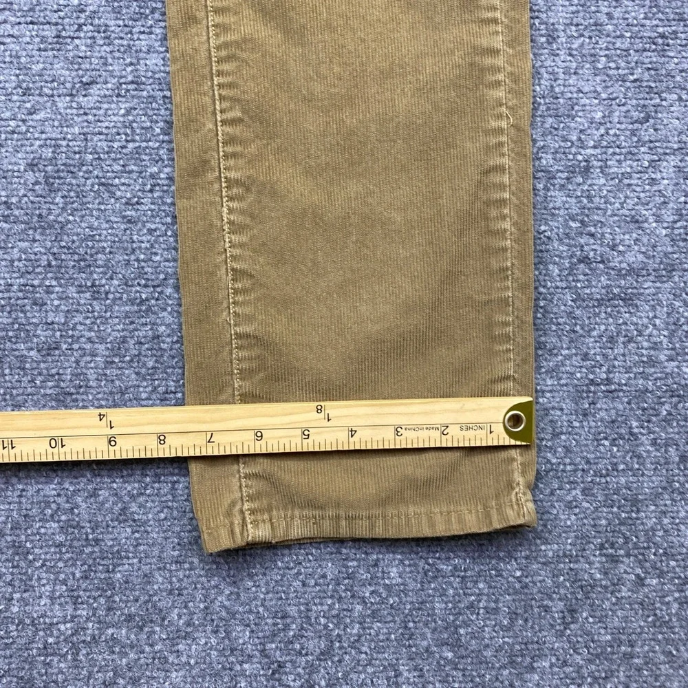 Levis 511 Skinny Corduroy Pants Mens Sz 33 Tan Khaki Y2K Preppy Grunge